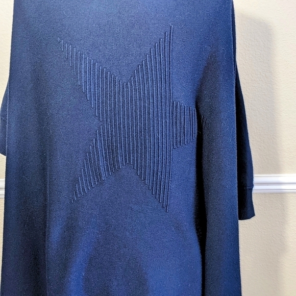 Italian SS Star Navy Blue Cardigan - Picture 4 of 6